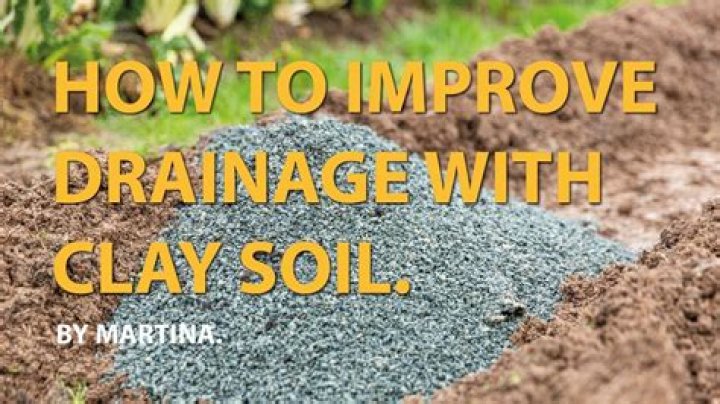 Can you add sand to clay soil to improve drainage?