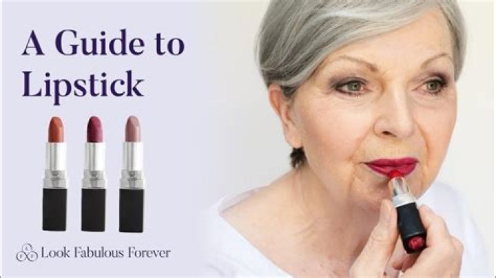 Does wearing dark lipstick make you look older?