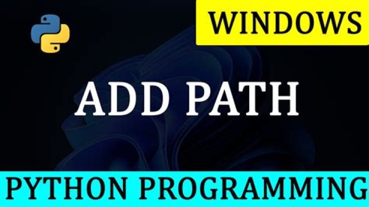 How do I add Python to my path after installing Windows 10?