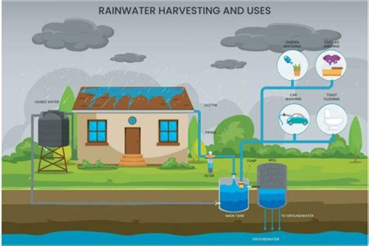 Why is rainwater better for grass?